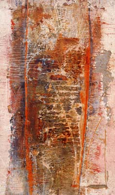 橋本章　砂による絵画・作品No10