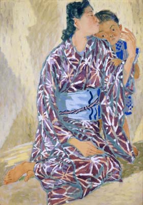 渡辺菊二　母と子
