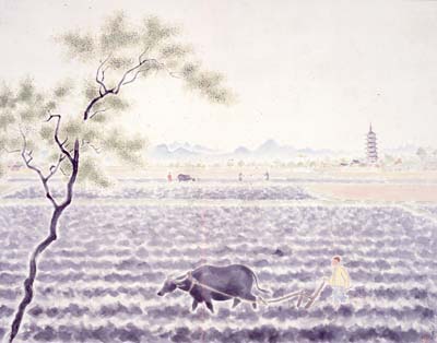 酒井三良　江南春色