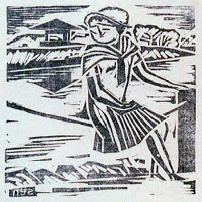 前川千帆　第二野外小品06-池