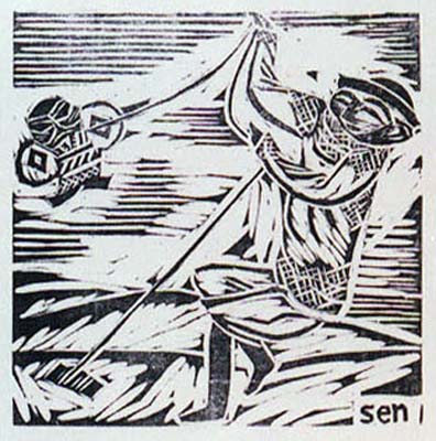 前川千帆　第二野外小品07-凧